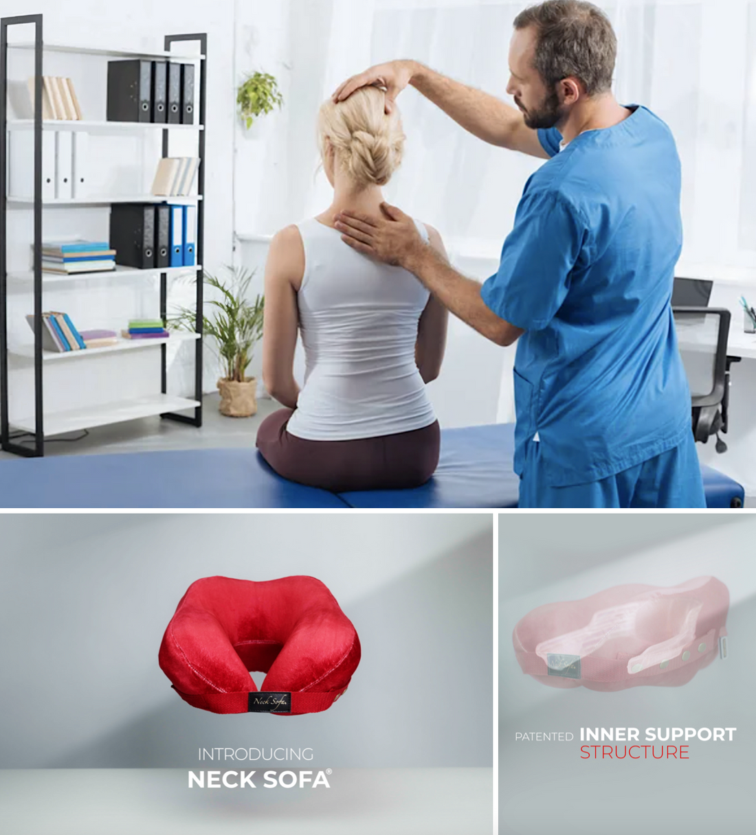 Chiropractors Enhance Patient Care with the Neck Sofa Pillow