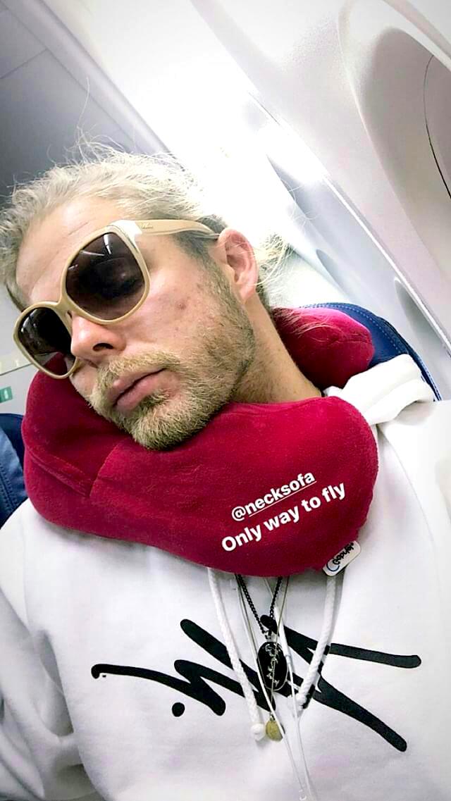 The only way to fly with the Neck Sofa Pillow
