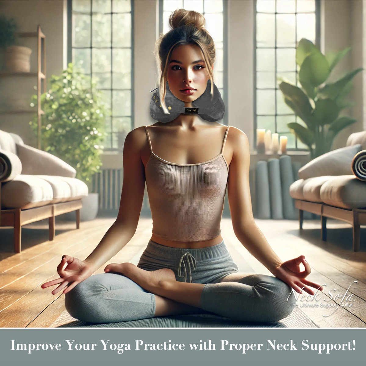 Need Neck Support While Doing Yoga? Try the Neck Sofa® Pillow