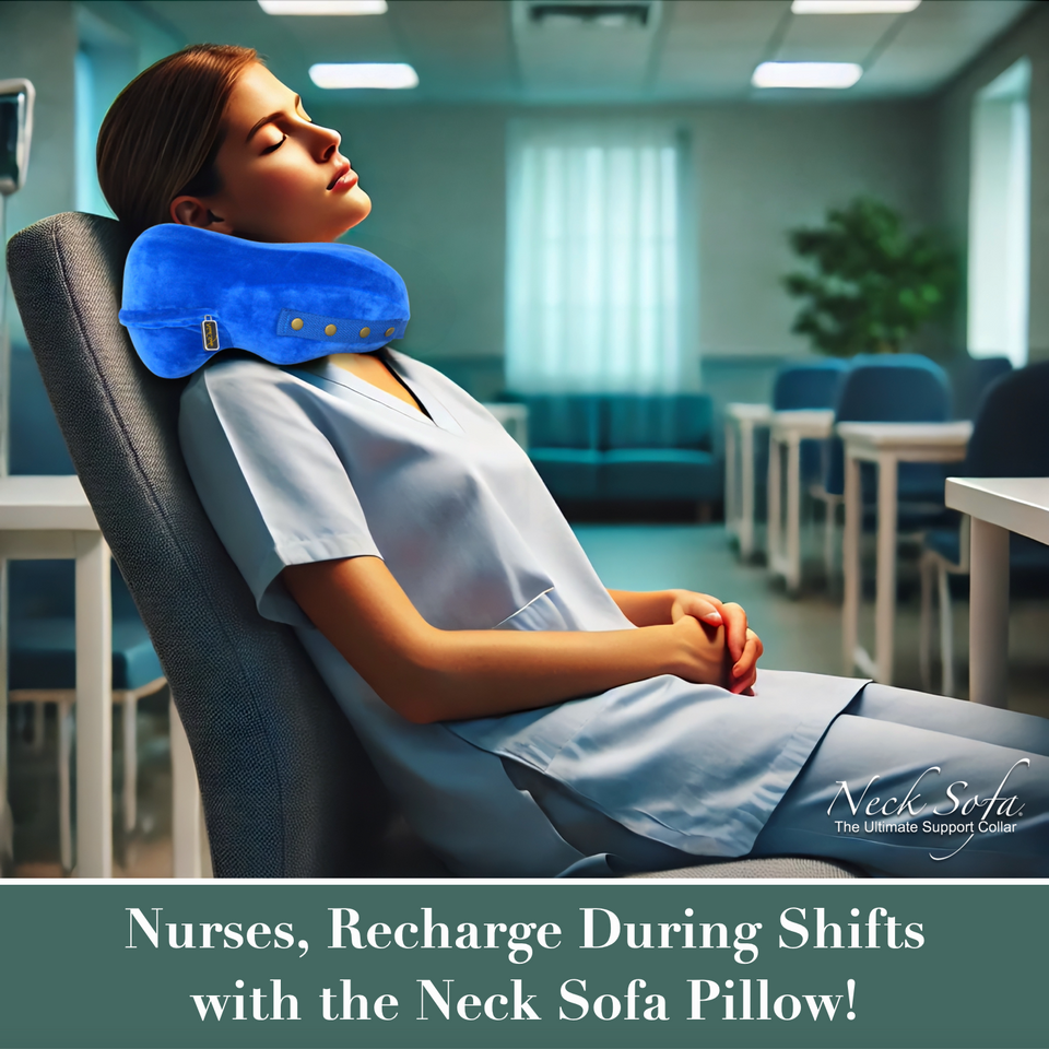Nurses, Recharge During Shifts with the Neck Sofa Pillow