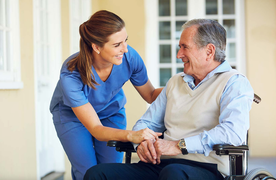 Neck Sofa® Collar in Nursing homes