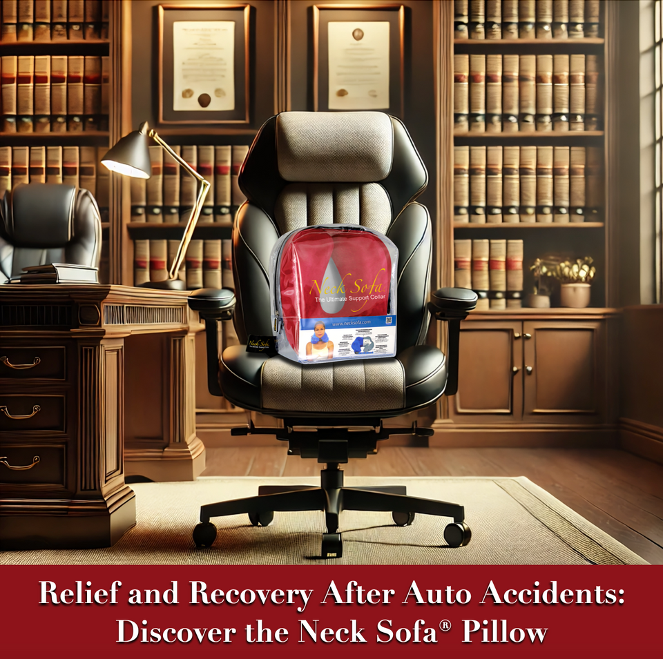 Doctor-Recommended Comfort for Auto Accident Recovery: Discover the Health Benefits of the Neck Sofa® Pillow