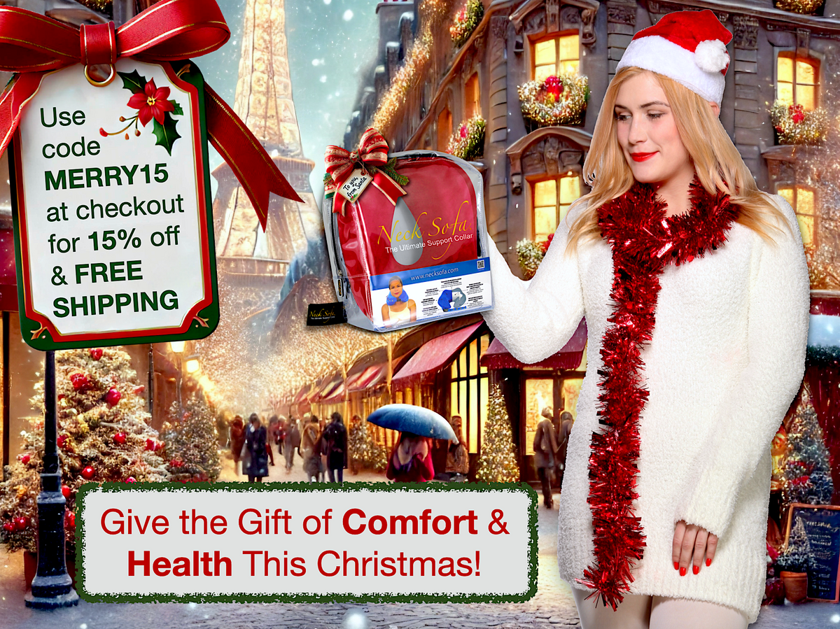Give the Gift of Comfort and Health This Christmas with the Neck Sofa® Pillow