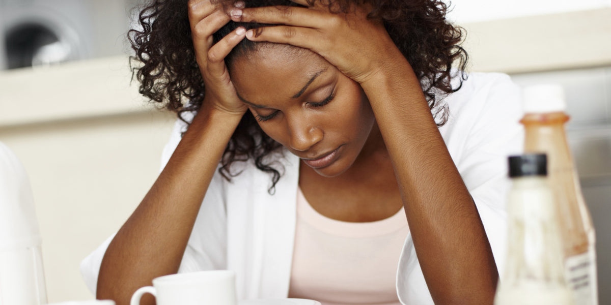Stressed woman