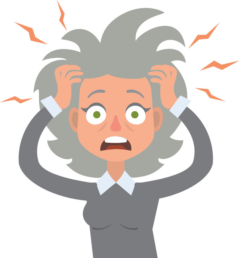 Stressed woman