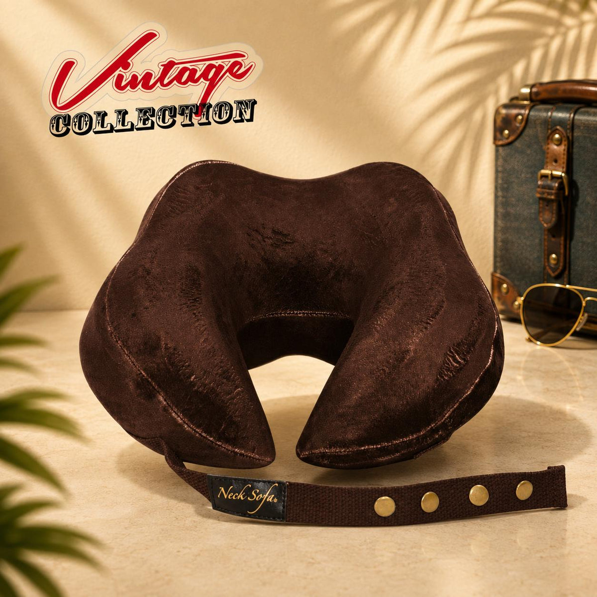 Neck Sofa® Collar - Hip Cat Brown
